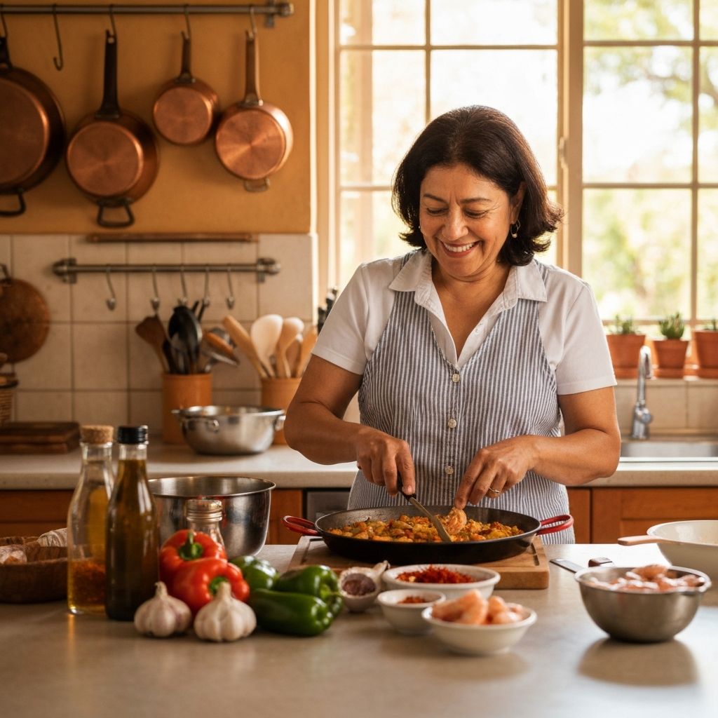 Traditional family food preparation