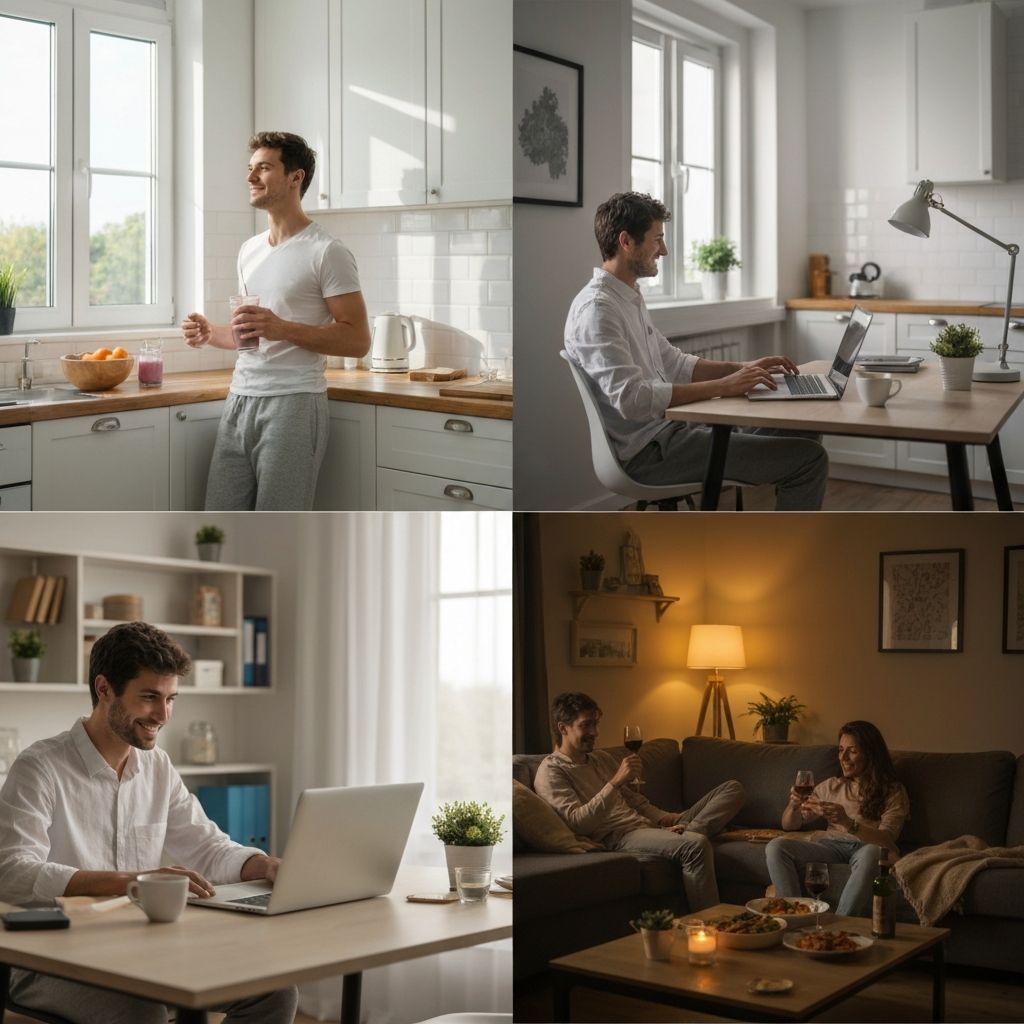 Daily energy patterns throughout a typical routine